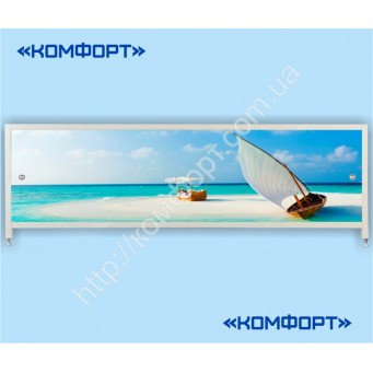 Экран для ванной раздвижной