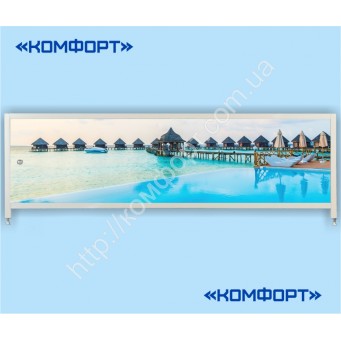 Экран для ванной раздвижной