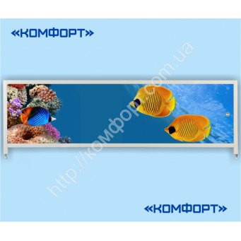 Экран для ванной раздвижной