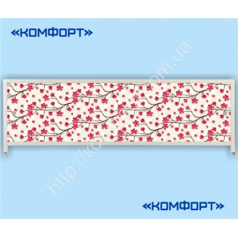 Экран для ванной раздвижной