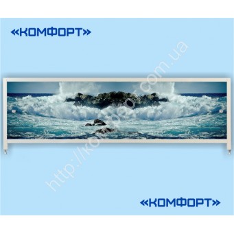 Экран для ванной раздвижной